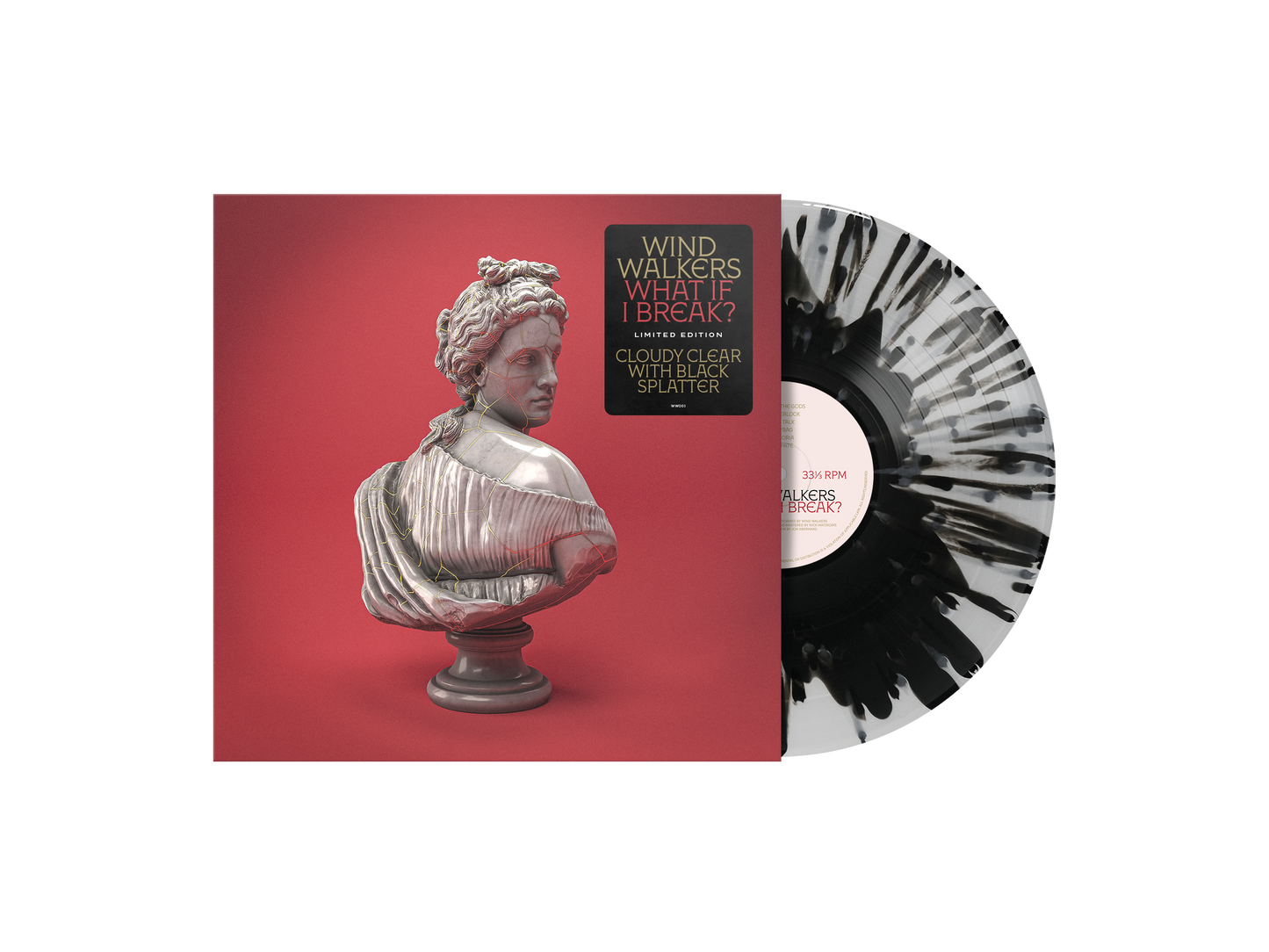 What If I Break? Cloudy Clear with Black Splatter Vinyl LP