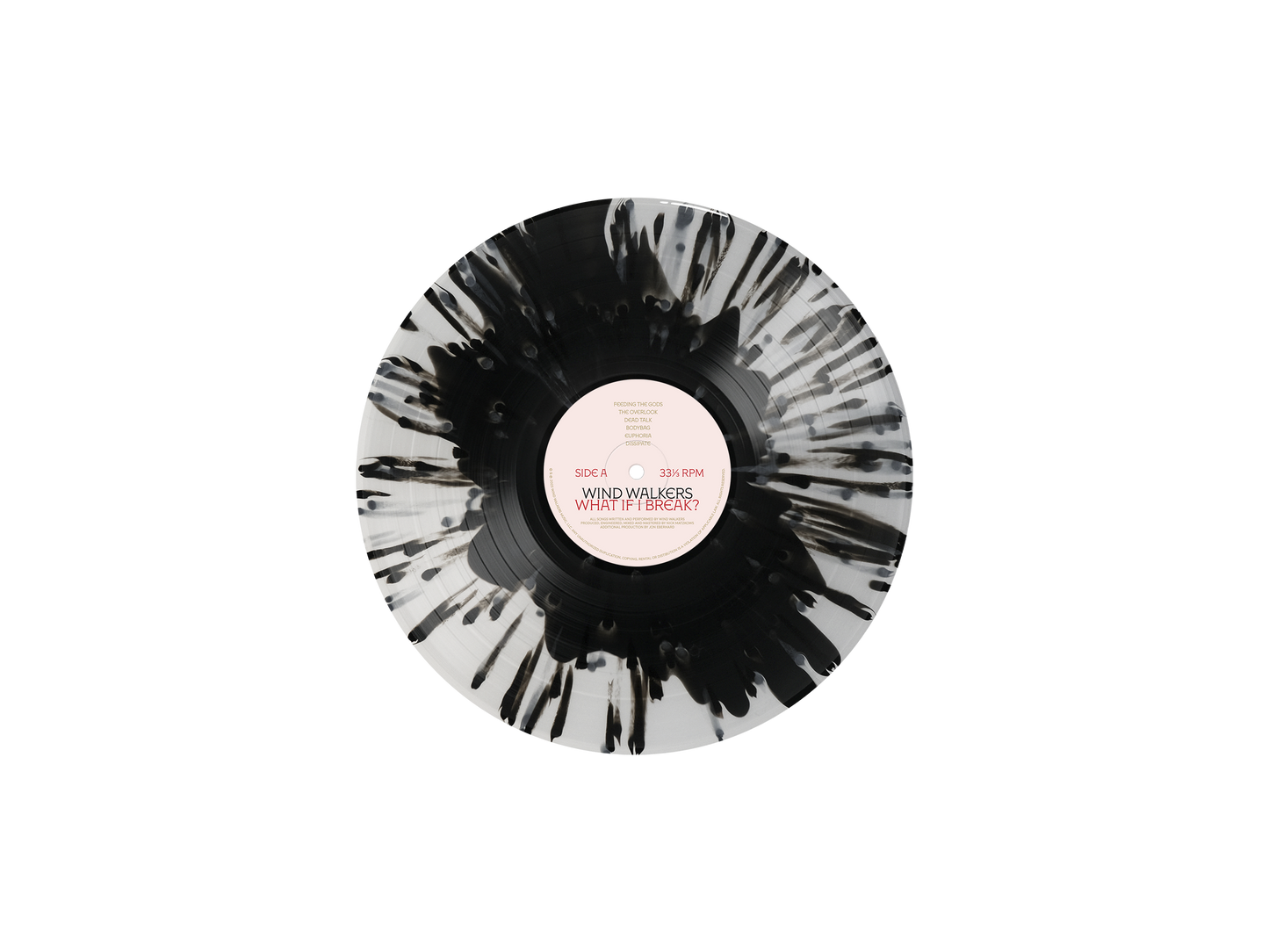 What If I Break? Cloudy Clear with Black Splatter Vinyl LP
