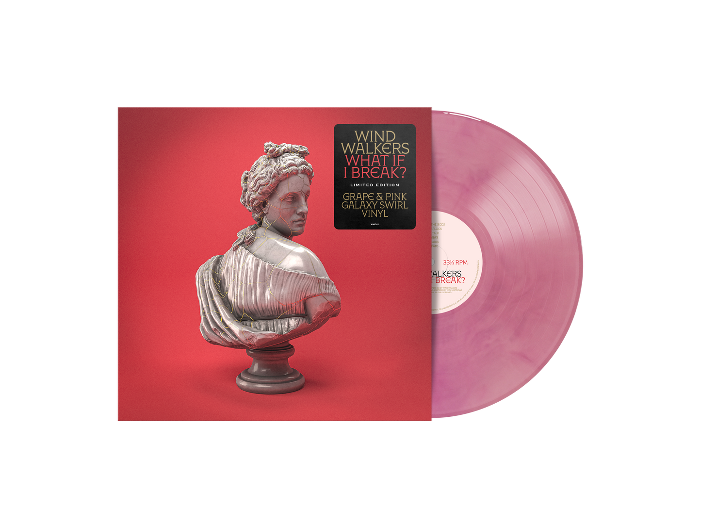 What If I Break? Grape & Pink Galaxy Swirl Vinyl LP
