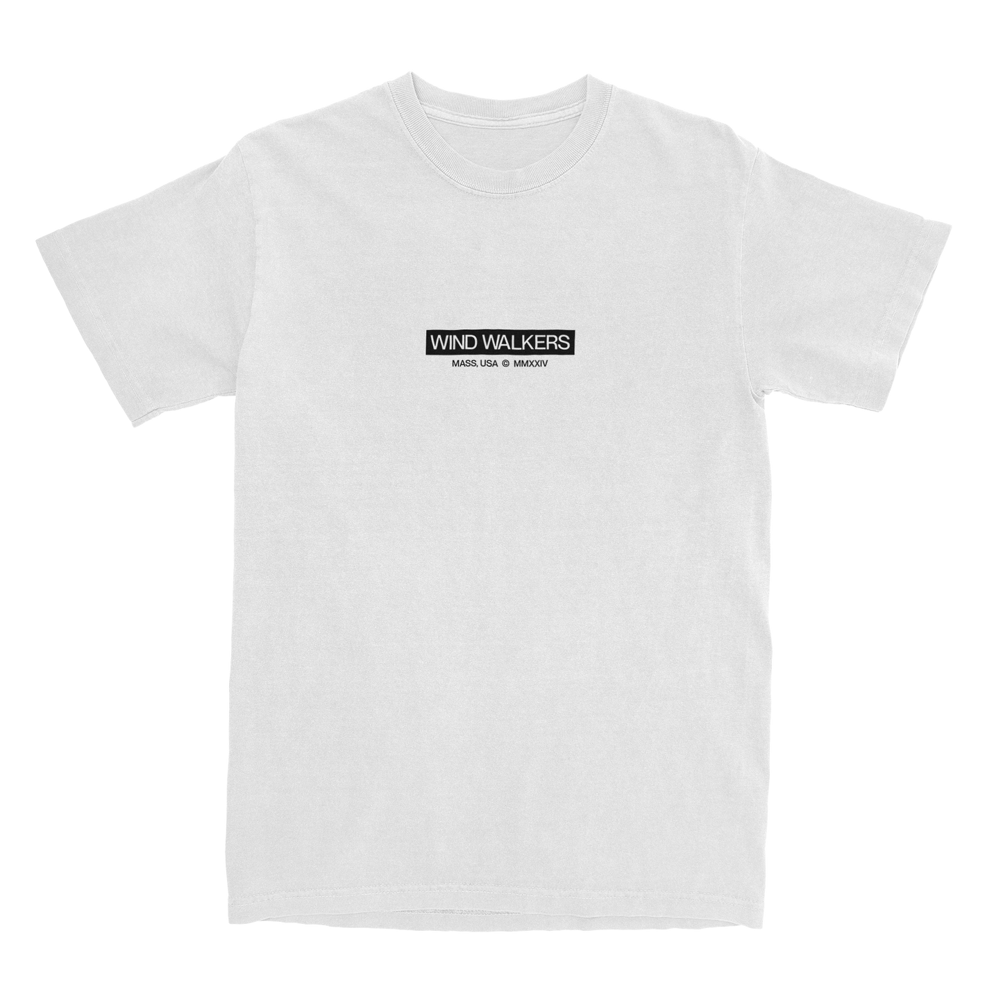 White Glitch Tee