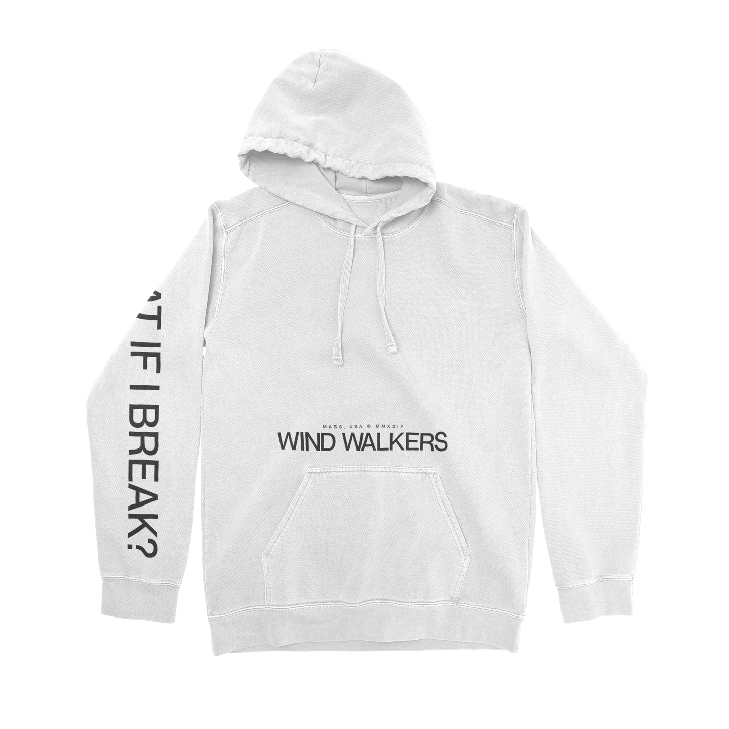 White Nothing Lasts Hoodie