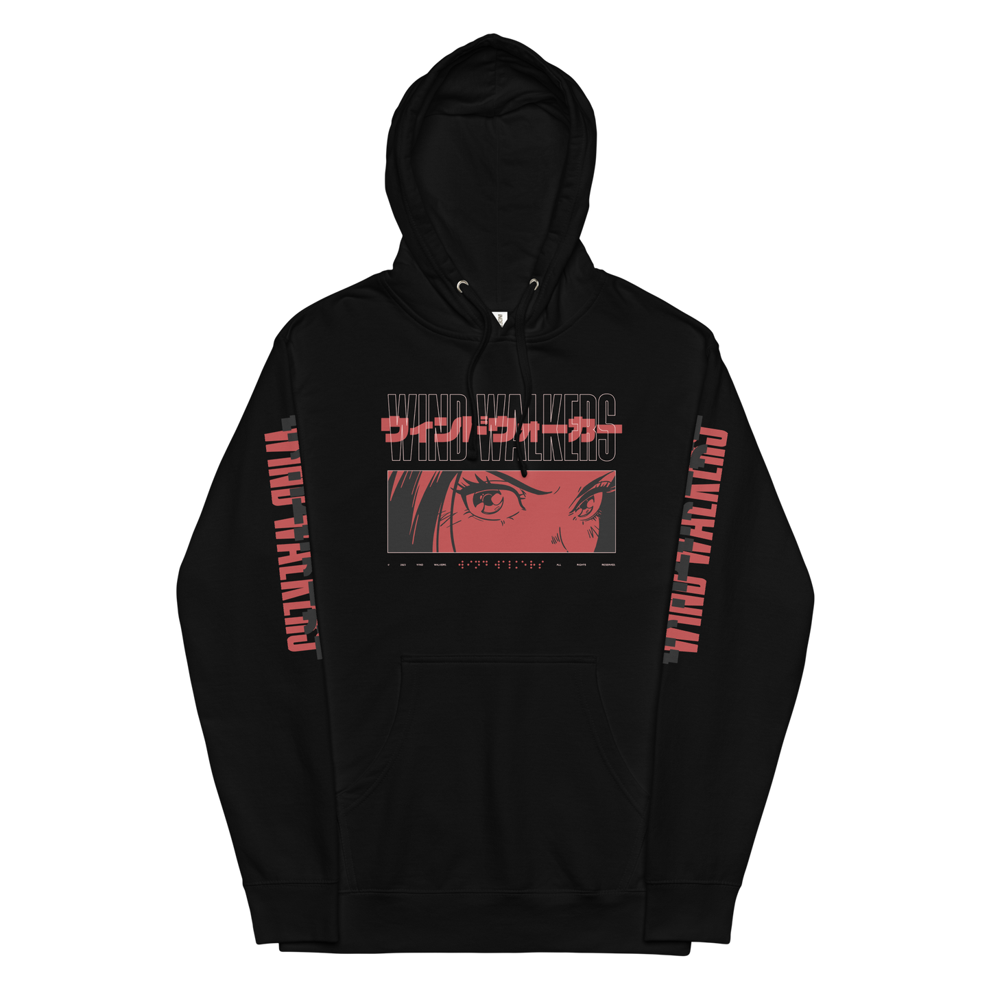 Black Anime Hoodie