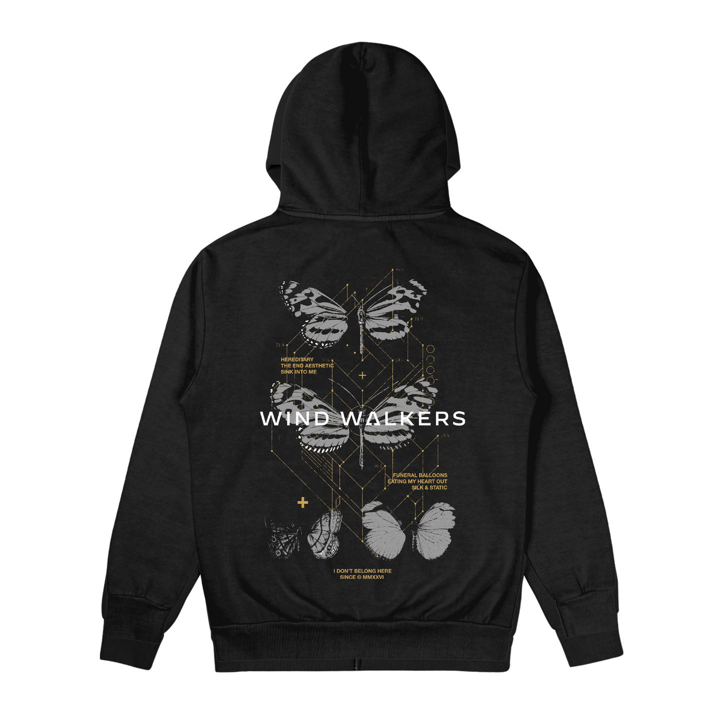 Butterfly Zip-Up Hoodie